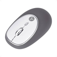 TechZone Jelly-Mate Grey ratón Universal Ambidextro RF inalámbrico Óptico 1200 DPI
