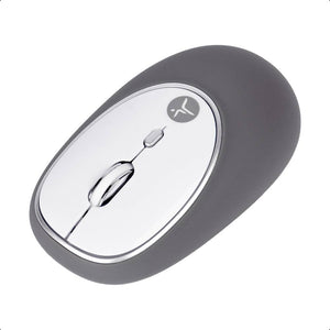 TechZone Jelly-Mate Grey ratón Universal Ambidextro RF inalámbrico Óptico 1200 DPI