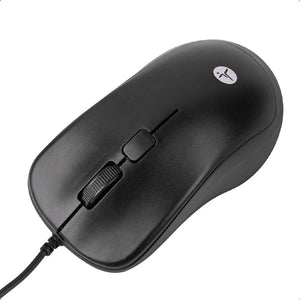 TechZone TZACMOA01 ratón Hogar Ambidiestro USB tipo A IR LED 1200 DPI, Negro