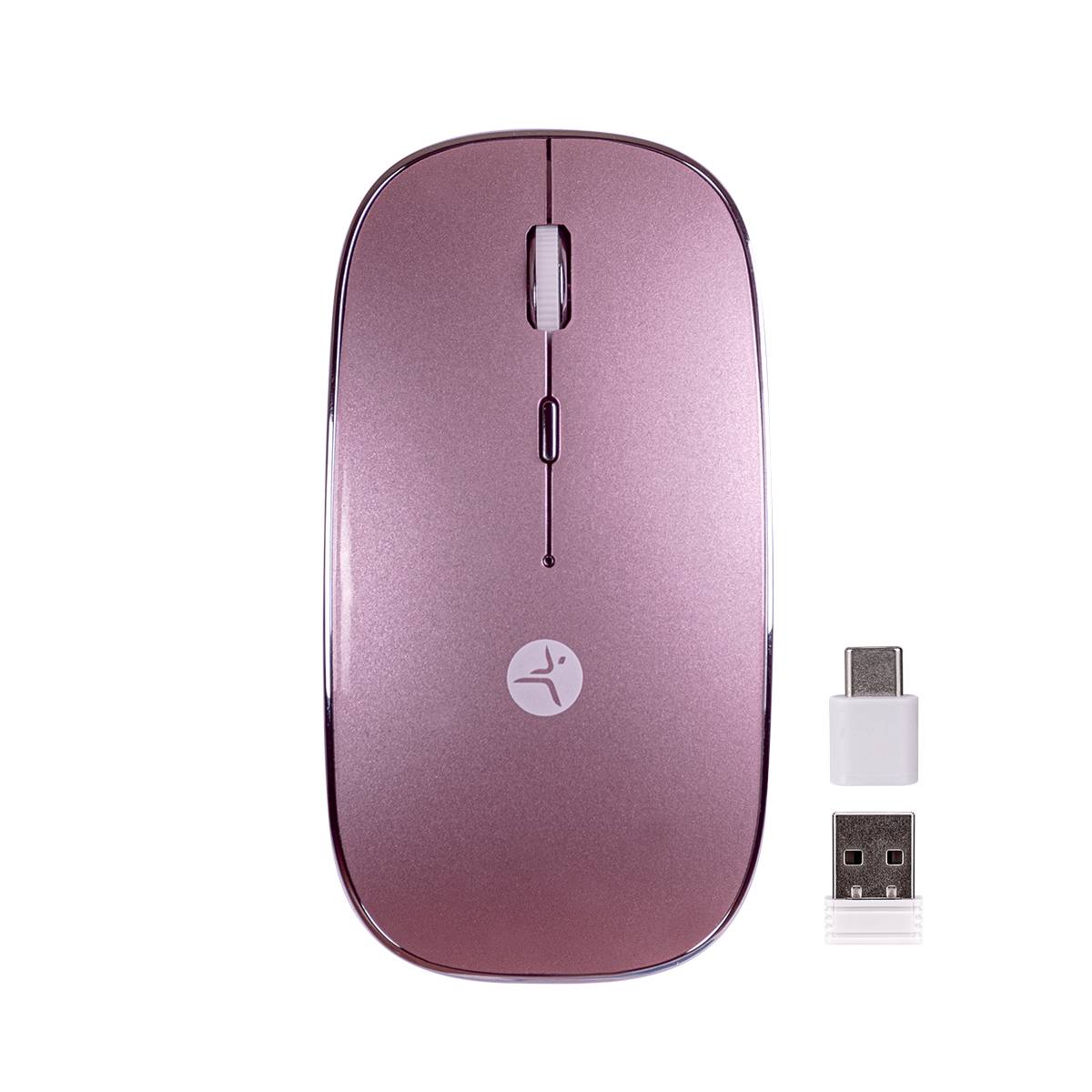 TZACMOI27 - Mouse TechZone Recargable Rora con Nano Receptor Tipo C Y Usb a Mouse Pad Incluido DPI 1000/1200/1600