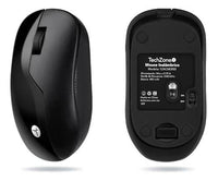 TechZone TZACMOI50 ratón Universal Ambidiestro RF inalámbrico 1200 DPI, Negro
