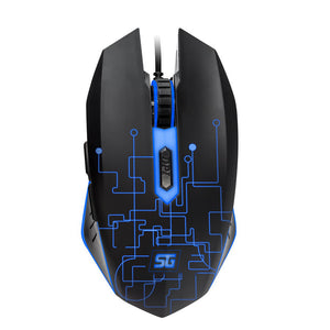 Vorago MO-501 ratón Juego mano derecha USB tipo A Óptico 3200 DPI