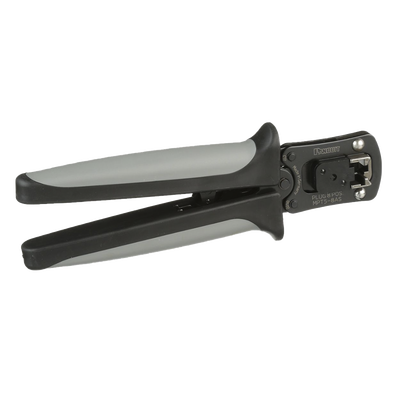 MPT5-8AS - Pinzas Ponchadoras / RJ45 / Cat5e Cat6 Cat6A / 193x19.8x63.5 mm / 7.6x0.8x2.5 in / Negro