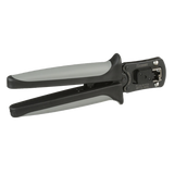 MPT5-8AS - Pinzas Ponchadoras / RJ45 / Cat5e Cat6 Cat6A / 193x19.8x63.5 mm / 7.6x0.8x2.5 in / Negro