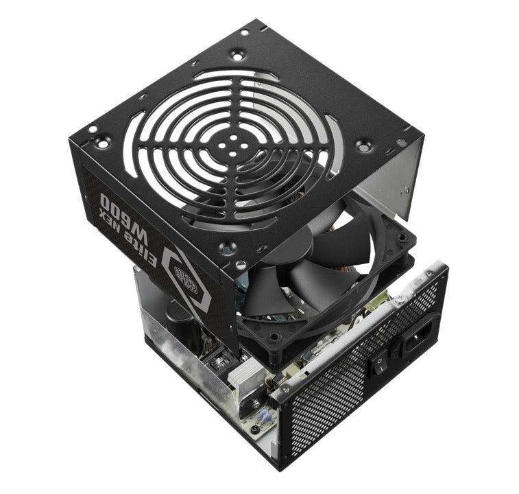 Fuente de Poder Cooler Master Elite NEX Negro W600, 600W, ATX, Certificación 80 Plus Gold