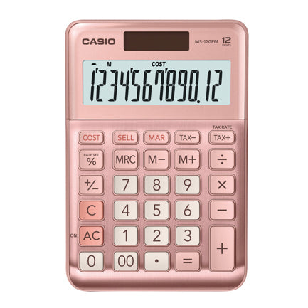 Casio MS-120FM-PK calculadora, MS-120FM-PK-W-DP | Calculadoras