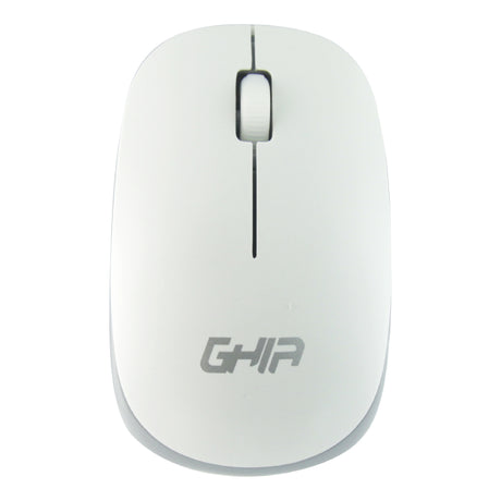 Mouse Inalambrico Gm300Bg Ghia Color Blanco/Gris FullOffice.com