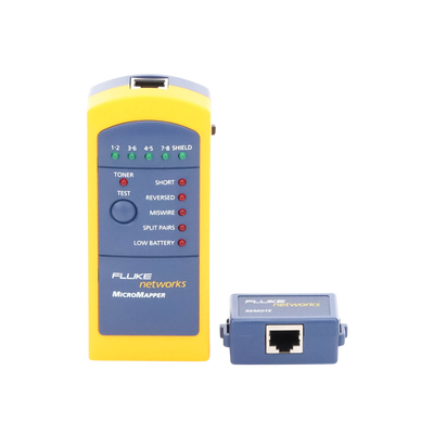 Fluke MT-8200-49A comprobador de cables de red Gris, Amarillo