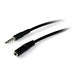 MUHSMF2M - StarTech.com Cable de 2m de Extensión Alargador de Auriculares Headset Mini-Jack 3,5mm 4 pines Macho a Hembra Cable 2 m 3,5mm Macho 3,5mm