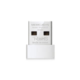 Mercusys MW150US tarjeta de red USB 150 Mbit/s, Inalámbrico, Wi-Fi 4 (802.11n), Blanco