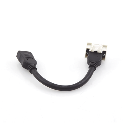 MX-HD2.0-02 - Adaptador HDMI / Pigtail Hembra-Hembra / 4K UHD / HDMI 2.0 / Faceplate 2 Salidas / 0.61 m (2 ft) / Blanco