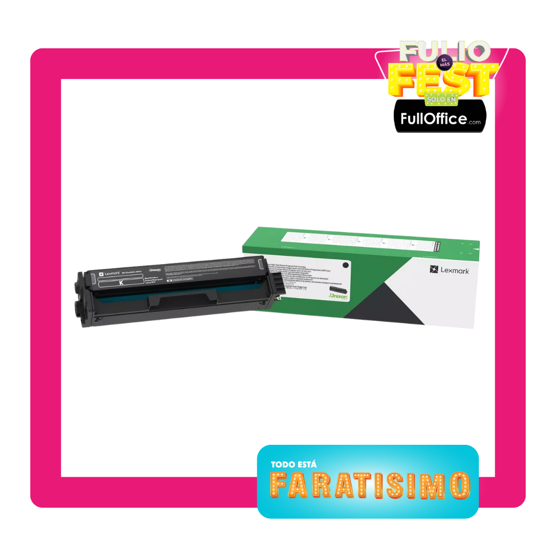 Toner Lexmark C3240K0 Programa Retorno Color Negro - C3240K0