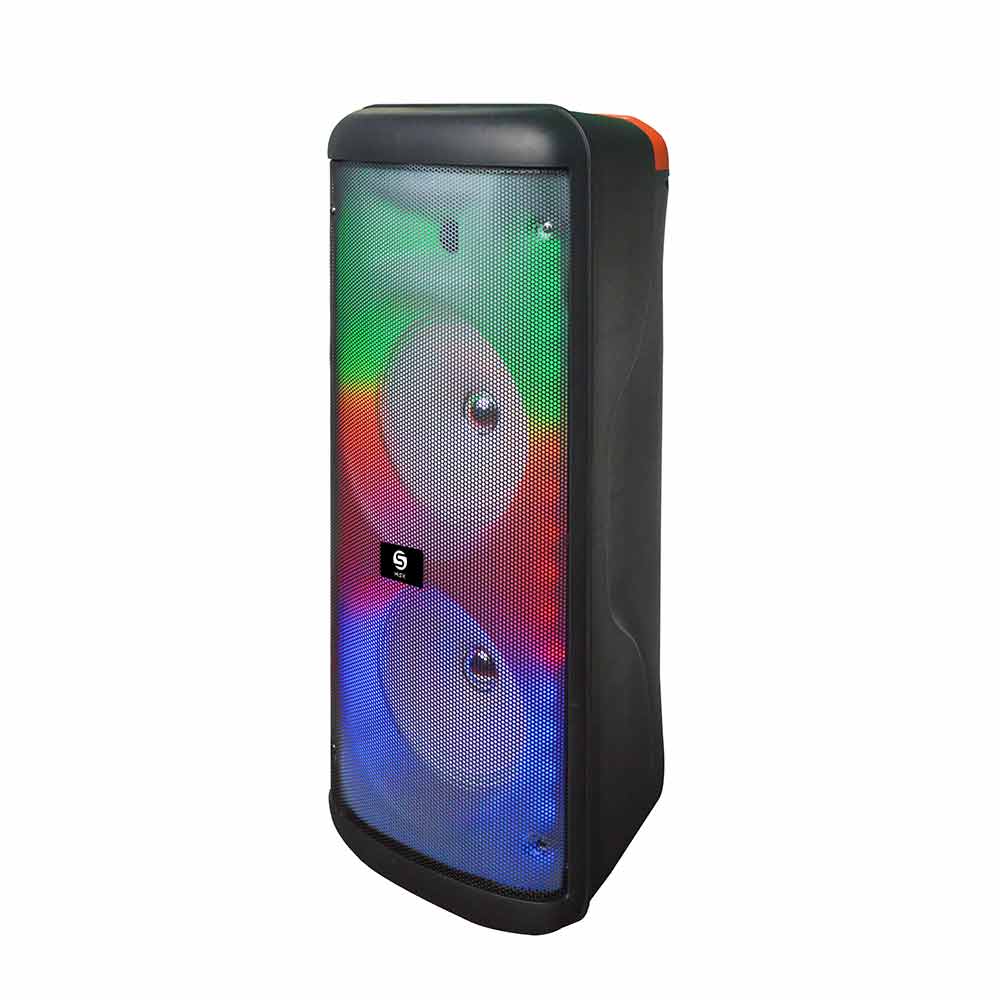 MISIK Bafle MB2218 2x8" Bluetooth, AUX, USB, LED, 200W RMS