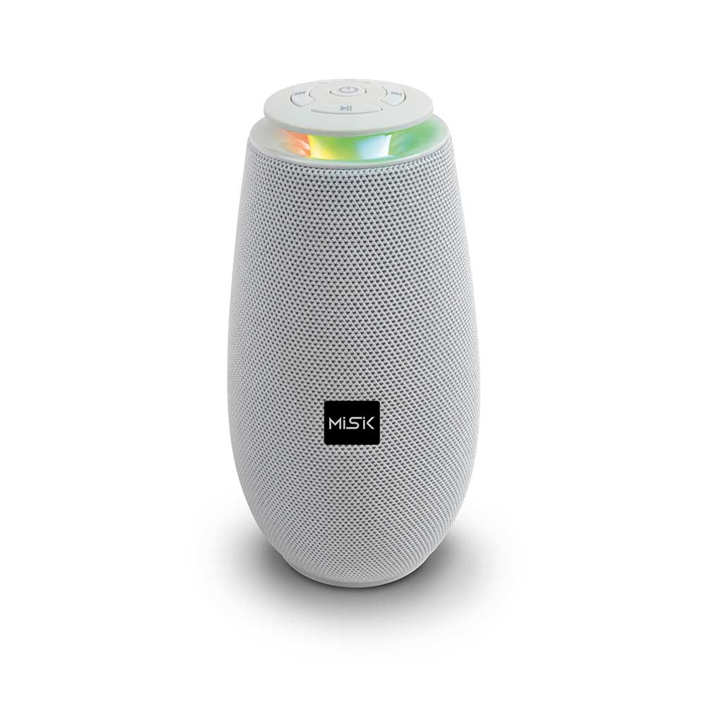 MISIK Bocina MS236 Gris 360° BT, USB, AUX, 10W Potencia