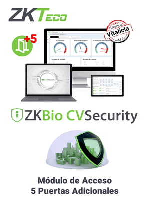 ZKTeco ZKBioCV-AC-ADDON-P5 1 licencia(s) Licencia