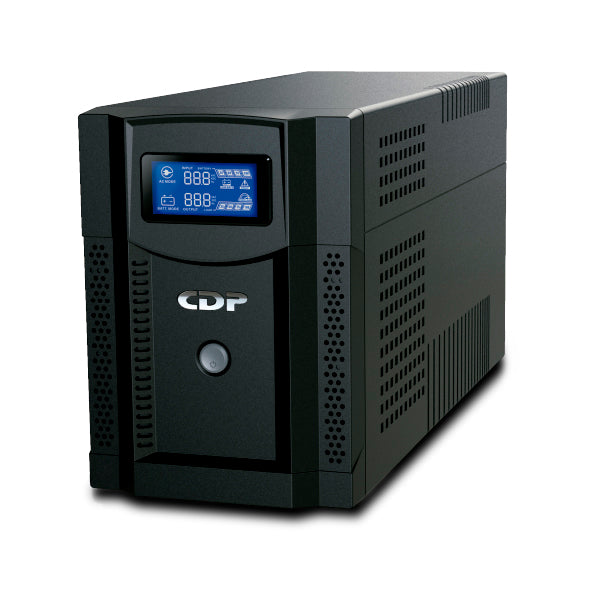 UPRS2008 - UPS interactivo CDP UPRS 2008 2000VA/1400W torre salida onda senoidal LCD 8 NEMA 5-15R c/protección batería modem/DSL RJ11/RJ45