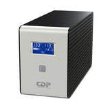 CDP R-SMART1510 1500VA/900W UPS Interactiva AVR 10 Salidas, 560 Joules, Proteccion RJ45, LCD, software 120 Vac UPS Línea interactiva 1,5 kVA 900 W 85 V