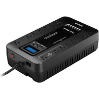 CyberPower EC850LCD sistema de alimentación ininterrumpida (UPS) Línea interactiva 0,85 kVA 510 W 12 salidas AC