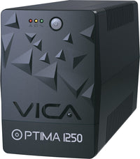 Vica Optima 1250 sistema de alimentación ininterrumpida (UPS) 1.25 kVA 625 W 8 salidas AC, 127 V, 127 V, 108 V