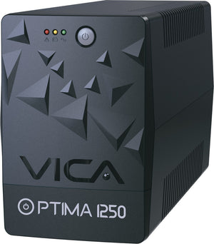 Vica Optima 1250 sistema de alimentación ininterrumpida (UPS) 1.25 kVA 625 W 8 salidas AC, 127 V, 127 V, 108 V