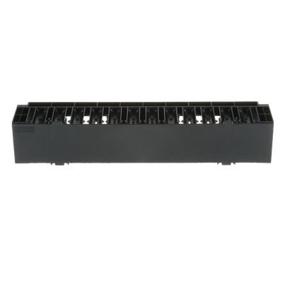 NCMHF2 - Organizador de Cables Horizontal / Rack 19in / 2UR / Frontal / ABS / Cat 6 y 10G