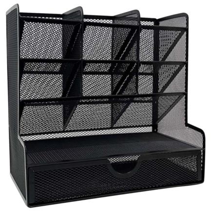 Nextep NE-177X organizador personal Acero Negro, 268 mm, 150 mm, 257 mm