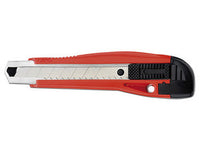 CUTTER DE PLASTICO NEXTEP TAMAÑO GRANDE, NAVAJA 18mm, ALMA DE METAL NE-178M