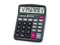 BUNDLE Calculadora Nextep 12 dígitos pantalla grande escritorio Solar/Bateria  CONT. 2 PIEZAS