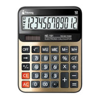 Nextep NE-191 calculadora Escritorio Calculadora básica Negro, Oro