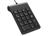 TECLADO NUMÉRICO NEXTEP ALAMBRICO 18 TECLAS COLOR NEGRO NE-417