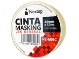 CINTA MASKING NEXTEP USO GENERAL TAMAÑO 48mm x 50m NE-609C