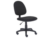 SILLA BÁSICA NEXTEP NE-650BN ALTURA AJUSTABLE, TELA NEGRA CON BASE GIRATORIA