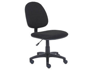 SILLA BÁSICA NEXTEP NE-650BN ALTURA AJUSTABLE, TELA NEGRA CON BASE GIRATORIA