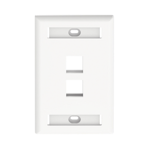 Panduit Placa de Pared Vertical / 2 Puertos Keystone / 69.8 x 114.3 mm NK2FWHY