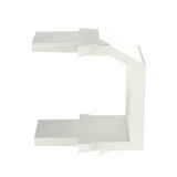 NKBMIW-X - Módulo de Tapa Ciega / Tipo Keystone / Blanco Mate / 1 Espacio / 1 Pieza