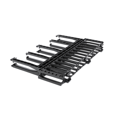 NM1 - Organizador de Cables Horizontal / Alta Densidad / Doble Frontal y Posterior / Rack 19in / 1UR / Negro