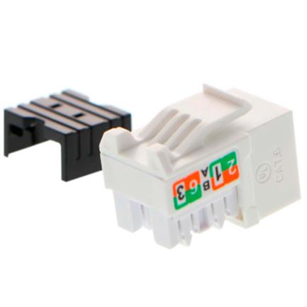 Keystone Jack Cat6 Nexxt Solutions Tipo 110 Blanco, Sin Blindaje, Alta Velocidad
