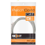 Cable de Conexión Nexxt Solutions Cat5e 100 MHz 4.27m 24 AWG Gris Ethernet RJ45
