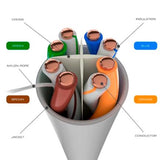 CABLE NEXXT SOLUTIONS Nexxt Enterprise Cat6 UTP 4P 23AWG CM 305m Gris, 1Gbps, 23 AWG, UTP