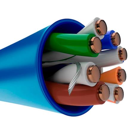 CABLE NEXXT SOLUTIONS Nexxt Cat6 UTP 23AWG 305m Azul, Cable Ethernet 1Gbps 4 Pares