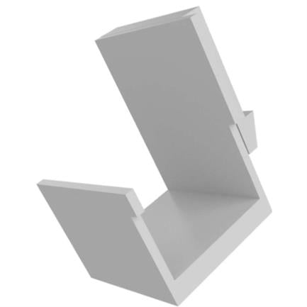 Placa de Pared Nexxt Solutions Blank Insert WH, 100 Bolsas, Sin Conector