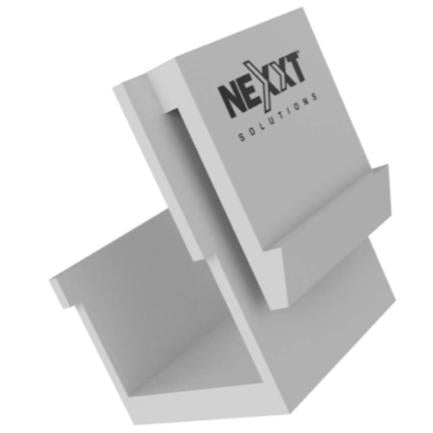 Placa de Pared Nexxt Solutions Blank Insert WH, 100 Bolsas, Sin Conector