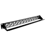 Panel de Conexion Nexxt Solutions Cat6A Blindado 24 Puertos S/FTP 10G Keys Jack 1U