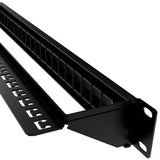 Panel de Conexion Nexxt Solutions para rack 24 puertos RJ45 Keystone Jack, Montaje en Rack 1U, Categoría 6