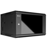 Gabinete de pared Nexxt Solutions 9U 600x550mm con 2 Ranuras para Ventilador, Abatible