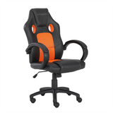 Silla Gamer Ergonómica Junior Modelo Shenron Color Negro-Naranja