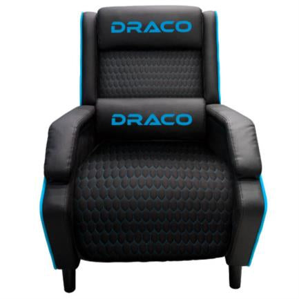 Sofá Gamer Reclinable Dragon Xt Modelo Draco Color Negro-Azul FullOffice.com