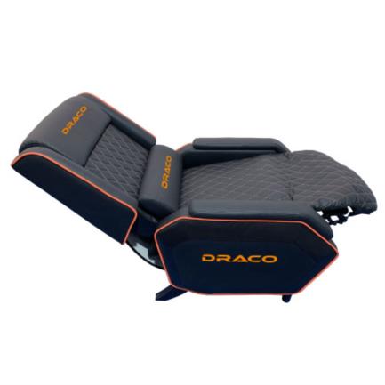 Sofá Gamer Reclinable Dragon Xt Modelo Draco Color Negro-Naranja FullOffice.com