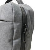 Mochila Nextep para Laptop de 15.6 Pulgadas, Multi Secciones, Color Gris, Ideal para Organización y Viajes