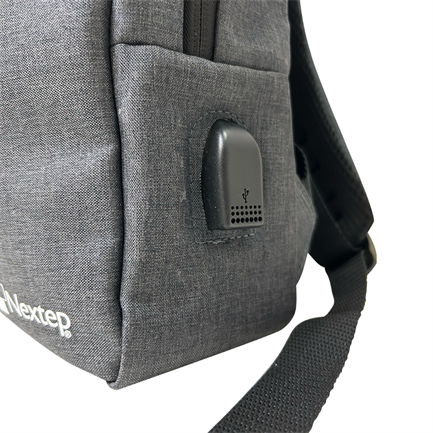 Mochila Nextep para Laptop de 15.6 Pulgadas, Multi Secciones, Color Gris, Ideal para Organización y Viajes